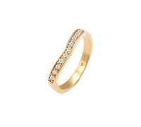 Elli PREMIUM Ring Diamanten (0.15 ct) V-Form Verlobung 925 Silber Home & Lifestyle Produkte (1.0 st)