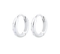 Diamore Paar Creolen »Creole Diamanten (0.05 ct) 925 Sterling Silber«