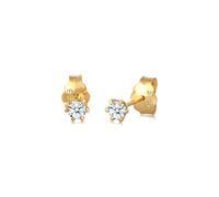 Diamore Paar Ohrstecker »Elegant Klassisch Diamant (0.12 ct) 585 Gelbgold«