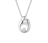 Elli DIAMONDS Mutter Kind Diamant (0.03 ct.) 925 Sterling Silber silberfarben Damen