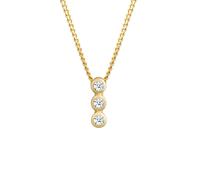 Elli DIAMONDS Kreis Geo Trio Diamant (0.045 ct.) 585 Gelbgold 45 Damen