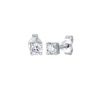 Elli DIAMONDS - Laborgezüchtete Diamanten Weiß (0.068 ct) 925 Sterling Silber Ohrringe 1 ct Damen