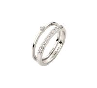 Elli DIAMONDS Laborgezüchteter Diamant Weiß (0.015 ct) 925 Sterling Silber 56 Damen