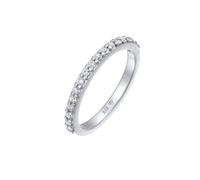 Elli DIAMONDS Laborgezüchteter Diamant Weiß (0.068 ct) 925 Sterling Silber 58 Damen