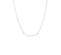 Elli DIAMONDS Laborgezüchteter Diamant Weiß Brillantschliff (0.035 ct) 375 Gelbgold 45 Damen