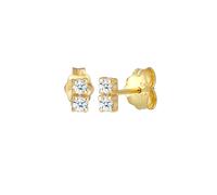 Diamore Paar Ohrstecker »Ohrstecker Duo Diamant (0.12 ct) 375 Gelbgold«