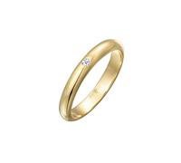 Elli Diamonds Ring Damen Ehering Solitär mit Diamant (0.03 ct.)
