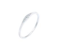 Elli DIAMONDS Ring Women Engagement with Diamond (0.07 ct) Bridal in 925 Sterling Silver