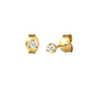 Diamore Paar Ohrstecker »Solitär Basic Edel Diamant (0.06 ct) 585 Gelbgold«