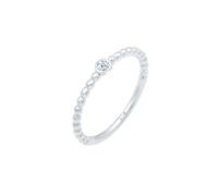 Elli DIAMONDS Verlobung Geo Kugeln Diamant (0.03ct) 925er Silber 54 Damen