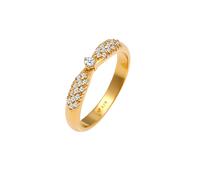 Elli DIAMONDS Verlobung Glamour Diamant (0.16 ct) 925 Silber 56 Damen