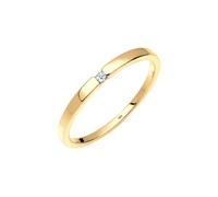 Elli DIAMONDS Verlobung Solitär Diamant 0.015 ct. 585 Gelbgold 52 Damen