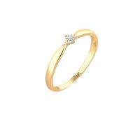 Elli DIAMONDS Verlobung Welle Diamant (0.03 ct.) 585 Gelbgold 56 Damen