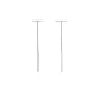 Elli Durchzieher Geo Trend Stift Minimalist 925 Silber silberfarben Damen