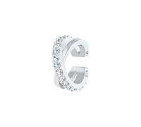 Elli Earcuff Gekreuzt 925 Silber, mit Kristallen von Swarovski® silberfarben Damen