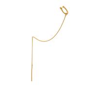 Elli Earcuff Ohrklemme Durchzieher Single 925 Silber goldfarben Damen