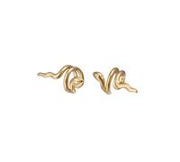 Elli Earcuff Schlange 925 Sterling Silber vergoldet OneSize Damen