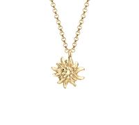 Elli Edelweiss Symbol Anhänger Tracht 925 Silber goldfarben Damen