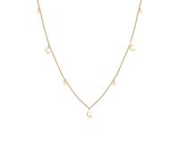 Elli Erbskette Sterne Astro Halbmond Trend 925 Silber 40 Damen