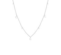 Elli Erbskette Sterne Astro Halbmond Trend 925 Silber silberfarben Damen