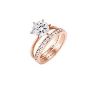 Elli Eternity Set 925 Silber, mit Kristallen von Swarovski® 58 Damen