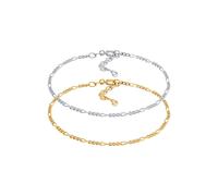 Elli Figaro Basic Bicolor 2er Set 925 Sterling Silber 16 Damen