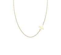 Elli Flugzeug Travel Erbskette Trend 925 Silber goldfarben Damen