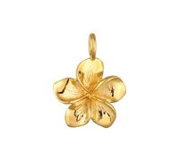 Elli Frangipani Blume 925 Sterling Silber goldfarben Damen