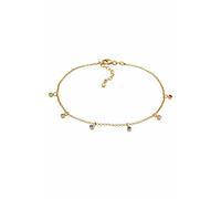 Elli Fußkette »Bunt Geo Strand Kristalle 925 Silber«