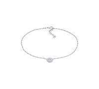 Elli Fußschmuck Damen Fußkettchen Coin Sonne in 925 Sterling Silber