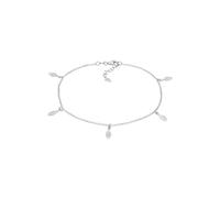 Elli Fußschmuck Damen Fußkettchen Feder Anhänger im Boho Trend | 925 Sterling Silber