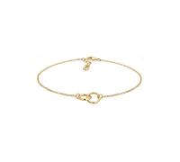 Elli Fußschmuck Damen Fußkettchen Geo Kreise Basic Minimal in 925 Sterling Silber