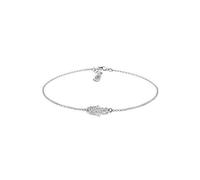 Elli Fußschmuck Damen Fußkettchen Hamsa Hand mit Kristalle in 925 Sterling Silber