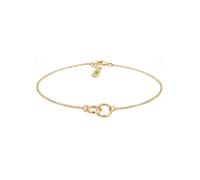 Elli Fußkette »Fußkettchen Geo Kreise Basic Minimal 925 Silber«