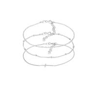 Elli Gedreht Kugel Kreuz Design 3er Set 925 Silber silberfarben Damen