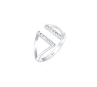 Elli Geo Resize Offen Kristalle 925 Silber 54 Damen