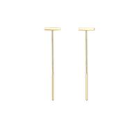 Elli Geo Stift Stab Durchzieher Basic 925 Silber goldfarben Damen