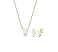 ELLI Damen Schmuckset 'Opal' gold, Größe 45, 4123196 Gold 45