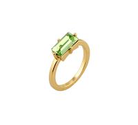 Elli Glas Kristalle Grün Goldfarben 58 Damen
