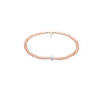Elli Glas Perlen Heishi Disc Muschelkernperle 925 Silber Rosa Damen