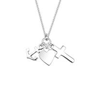 Halskette Glaube Liebe Hoffnung 925 Sterling Silber Elli Silber 4P390/00X001