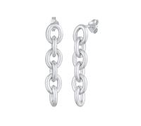 Elli Glieder Ketten Ohrhänger 925 Silber rhodiniert silberfarben Damen