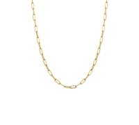 Elli Glieder Oval Grob Basic Chain Optik 925 Silber goldfarben Damen