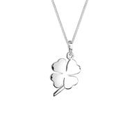 Halskette Glücksbringer Kleeblatt 925 Sterling Silber Elli Silber 4P321/00X001