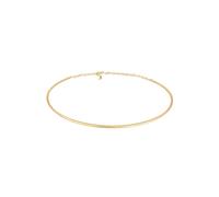 Elli, Halskette Choker Cuff Basic Blogger 925er Silber in gold, Schmuck für Damen Gr. 40 cm