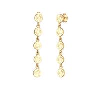 Elli Hänger Plättchen Antik Trend Blogger 925 Silber goldfarben Damen