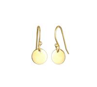 Elli Hänger Plättchen Geo Minimal Look 925 Silber goldfarben Damen
