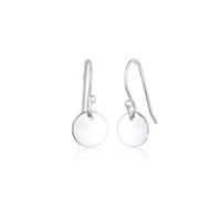 Elli Ohrringe Damen Hänger Plättchen Geo Minimal Basic in 925 Sterling Silber
