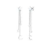 Elli Hänger Sterne Halbmond Astro Kette 925 Silber silberfarben Damen