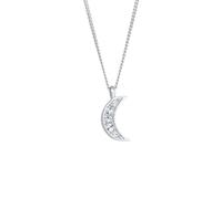 Elli Halbmond Astro 925 Silber, mit Kristallen von Swarovski® silberfarben Damen